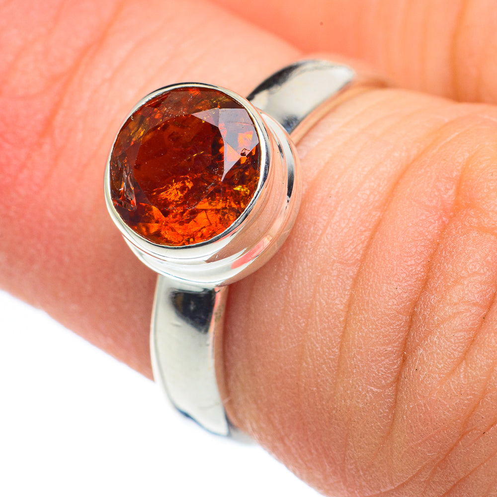 Mandarin Citrine Rings handcrafted by Anasilvercos - RING62221