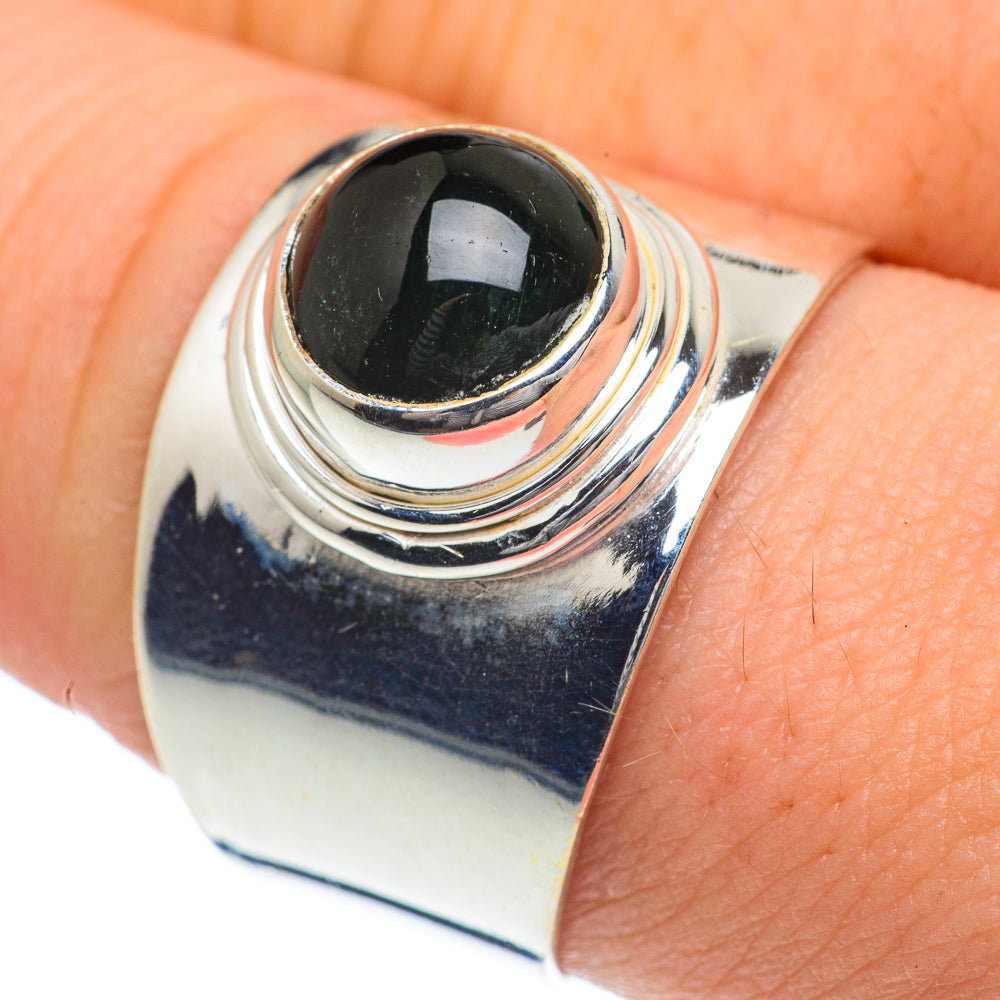 Green Tourmaline Rings handcrafted by Anasilvercos - RING62233