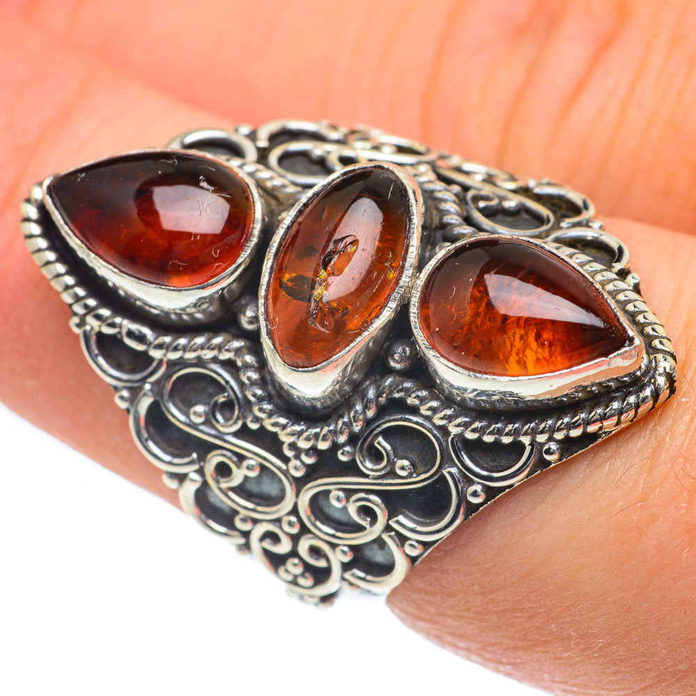 Baltic Amber Rings handcrafted by Anasilvercos - RING62296