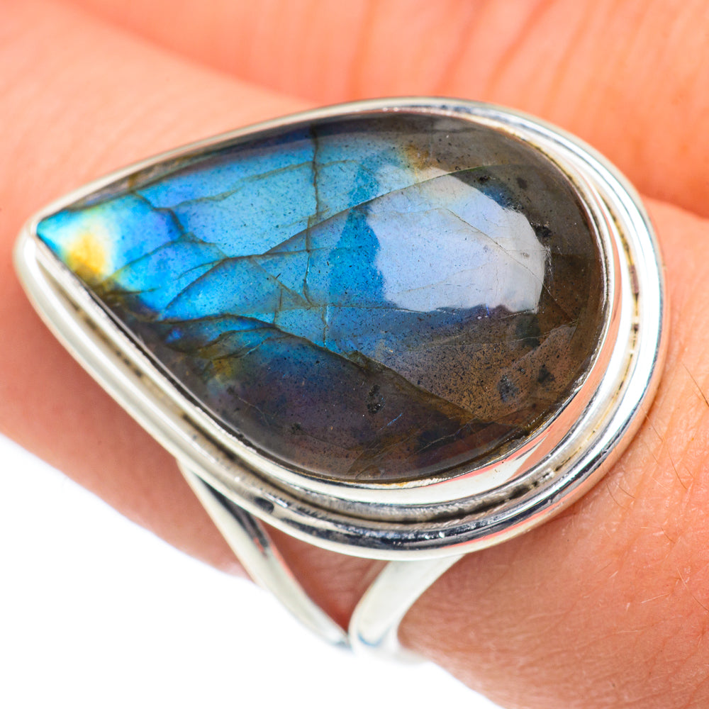 Labradorite Rings handcrafted by Anasilvercos - RING62316