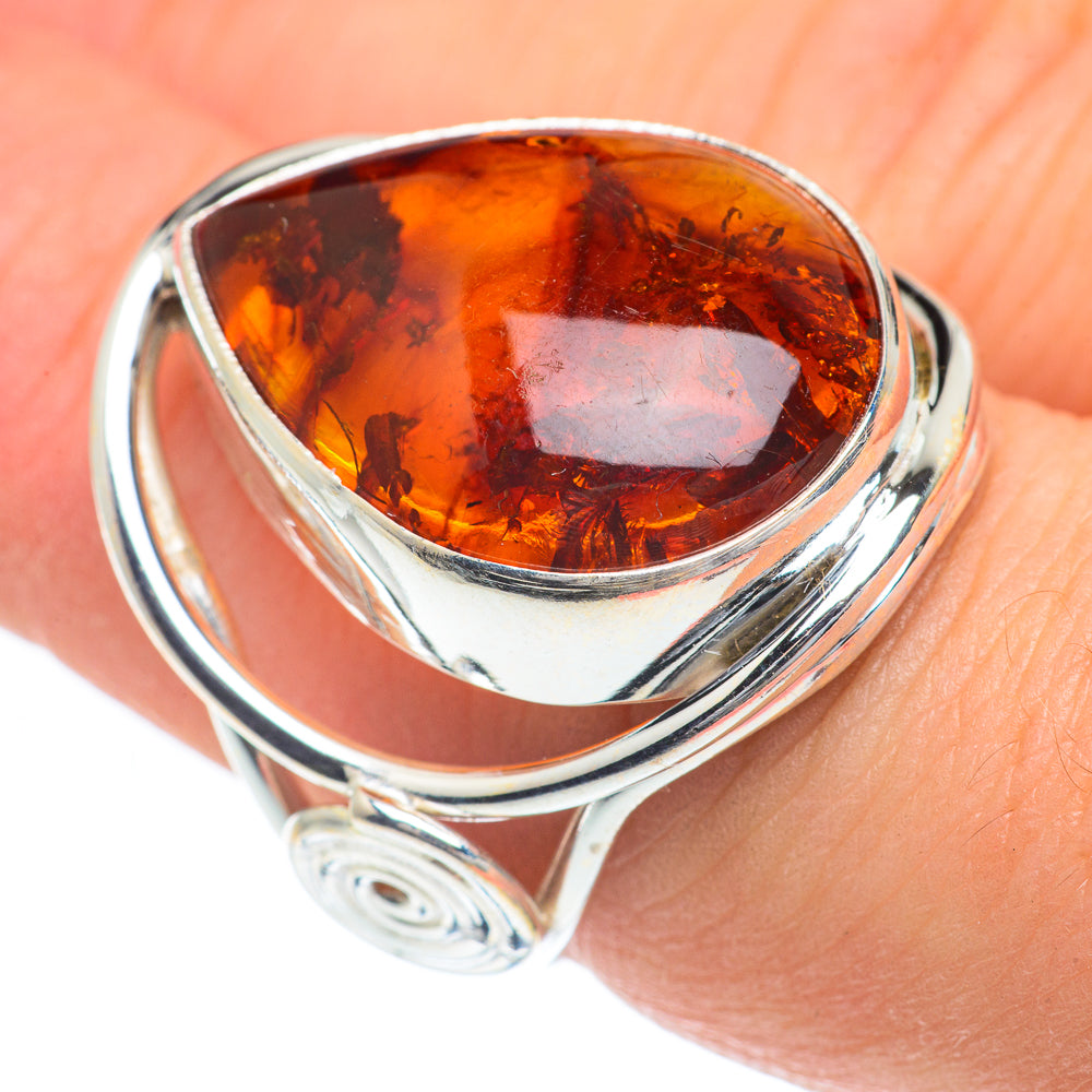 Baltic Amber Rings handcrafted by Anasilvercos - RING62321