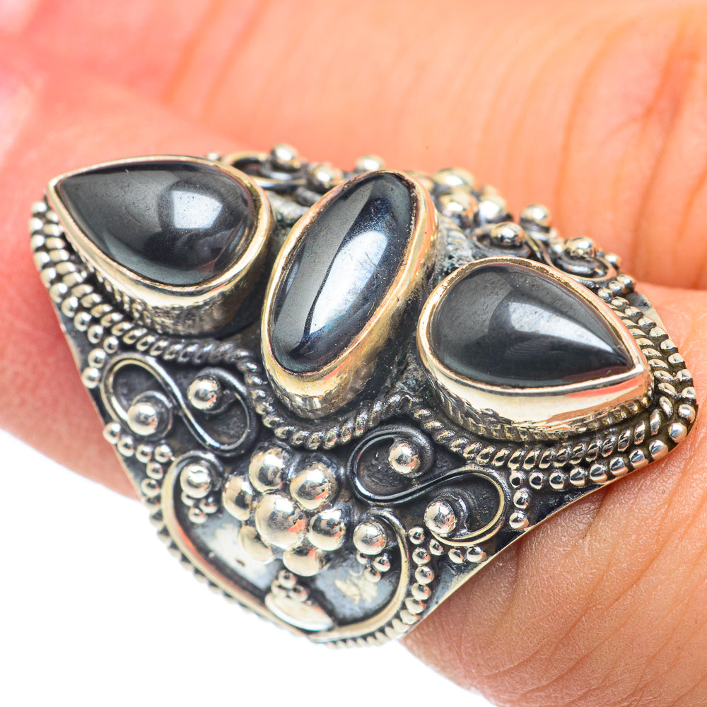 Hematite Rings handcrafted by Anasilvercos - RING62335