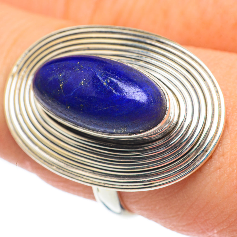 Lapis Lazuli Rings handcrafted by Anasilvercos - RING62339