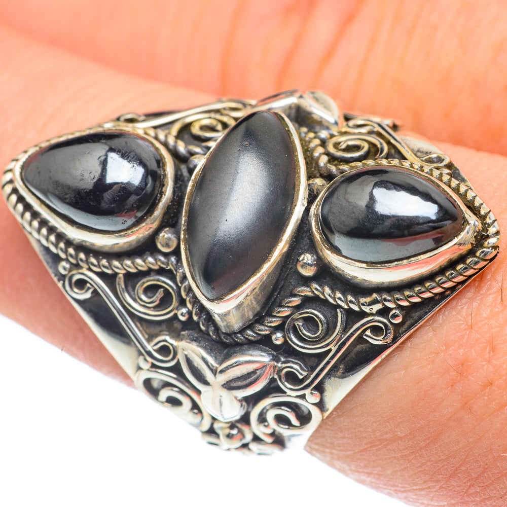 Hematite Rings handcrafted by Anasilvercos - RING62349