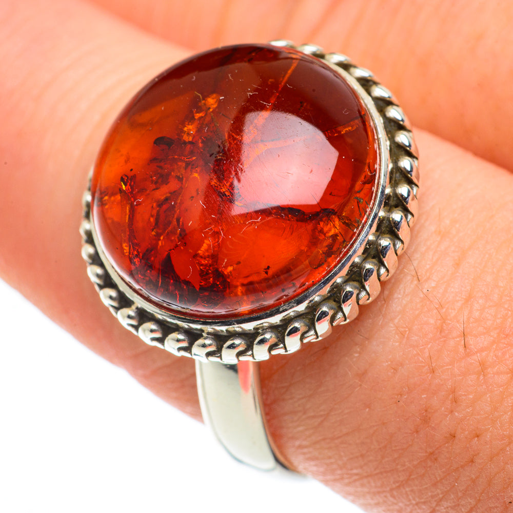 Baltic Amber Rings handcrafted by Anasilvercos - RING62365