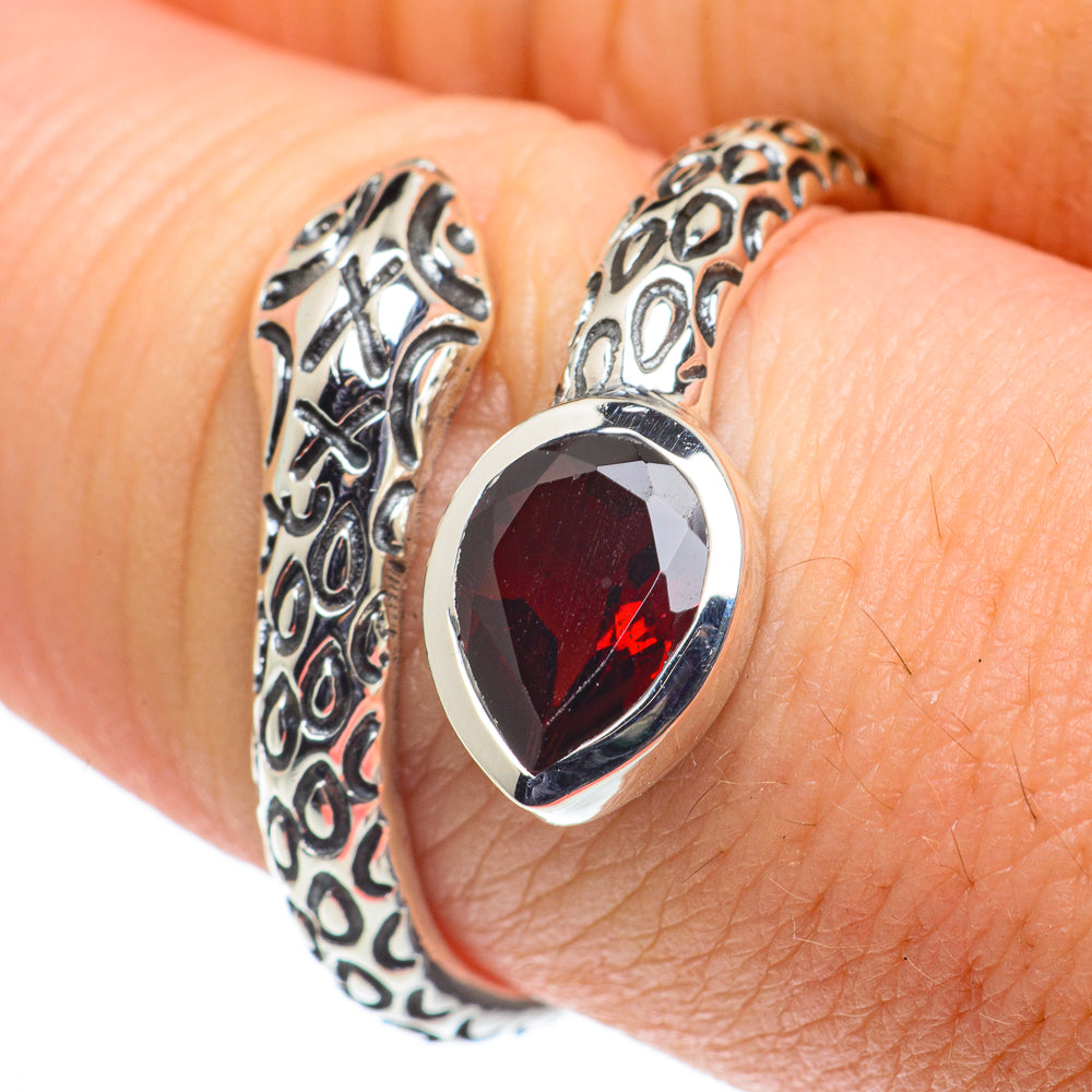 Garnet Rings handcrafted by Anasilvercos - RING62369