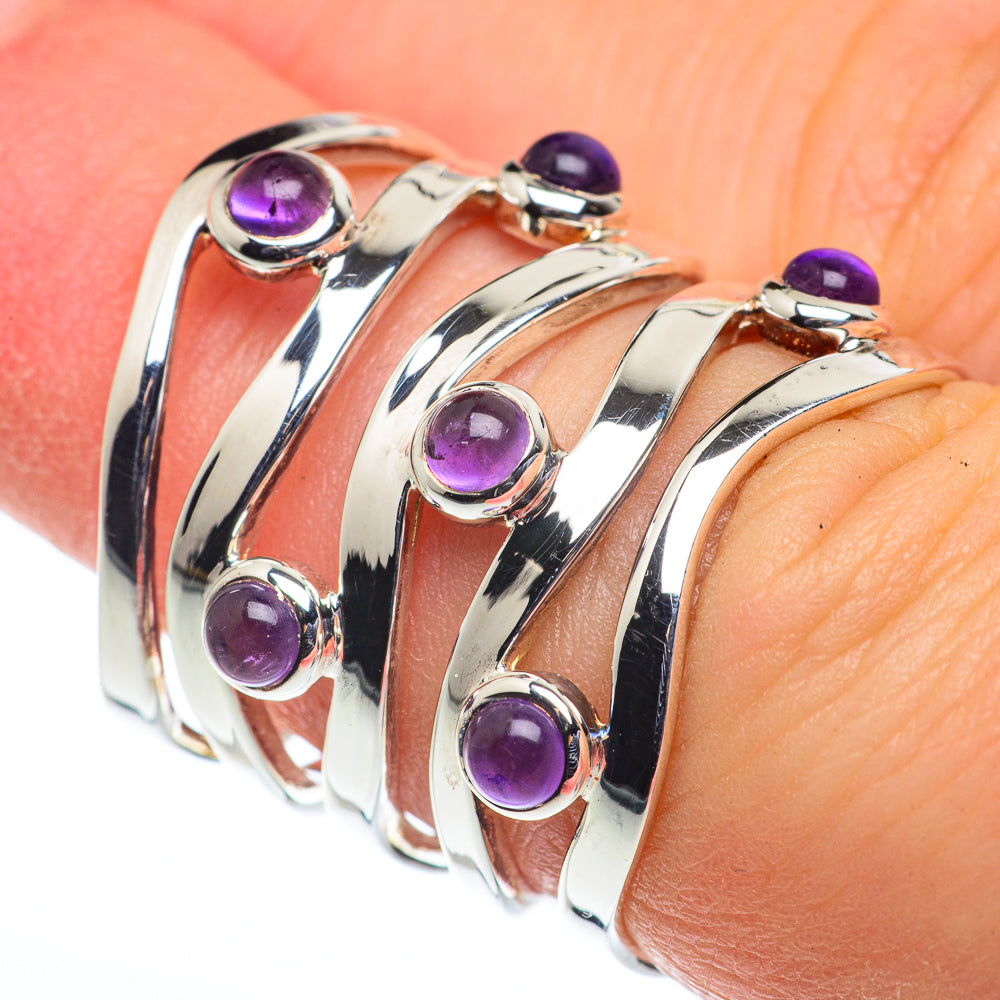 Amethyst Rings handcrafted by Anasilvercos - RING62371