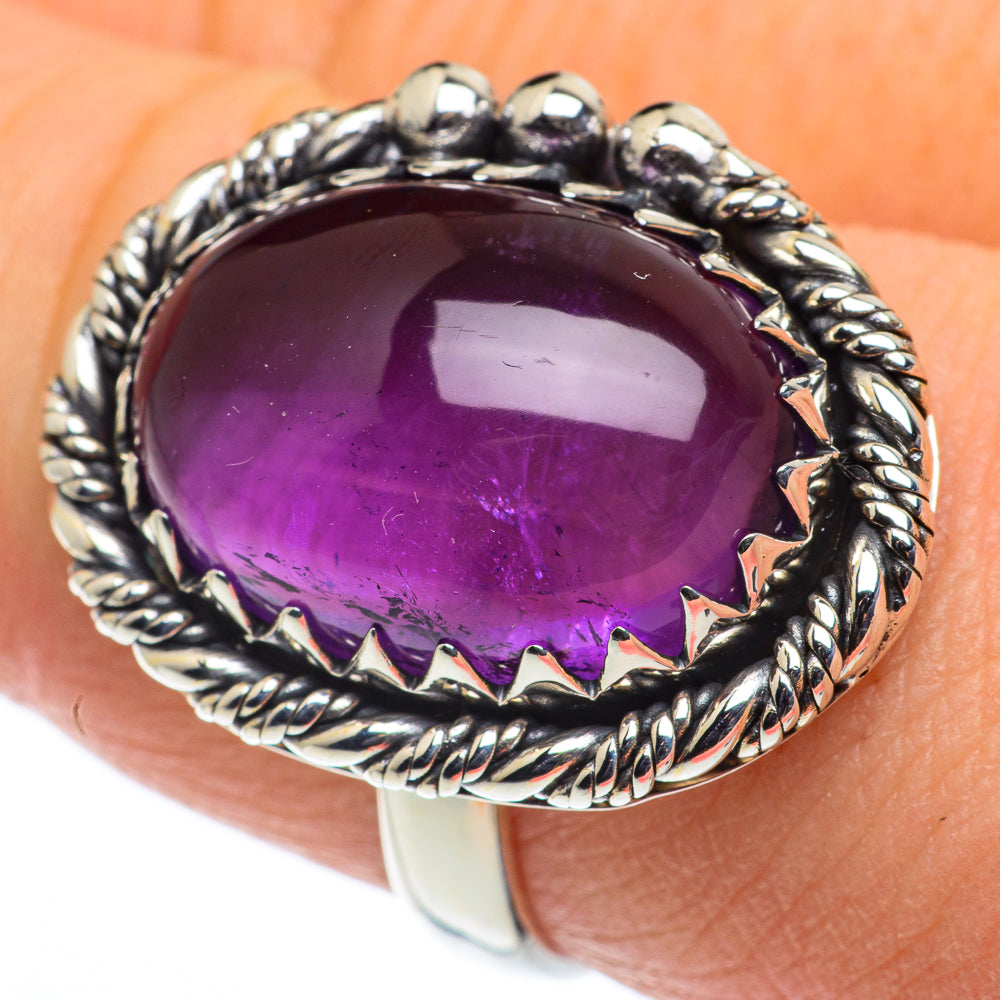 Amethyst Rings handcrafted by Anasilvercos - RING62373