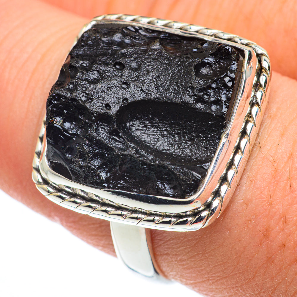 Tektite Rings handcrafted by Anasilvercos - RING62377