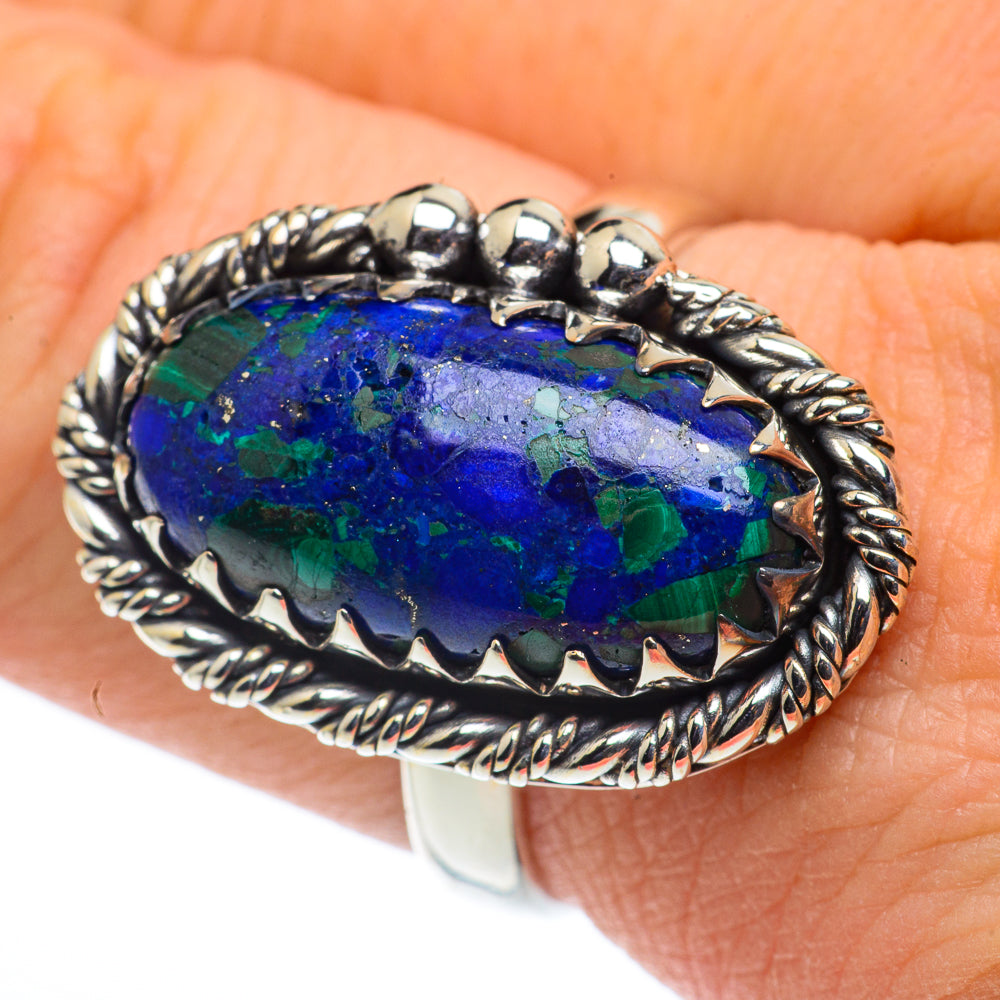 Azurite Rings handcrafted by Anasilvercos - RING62380