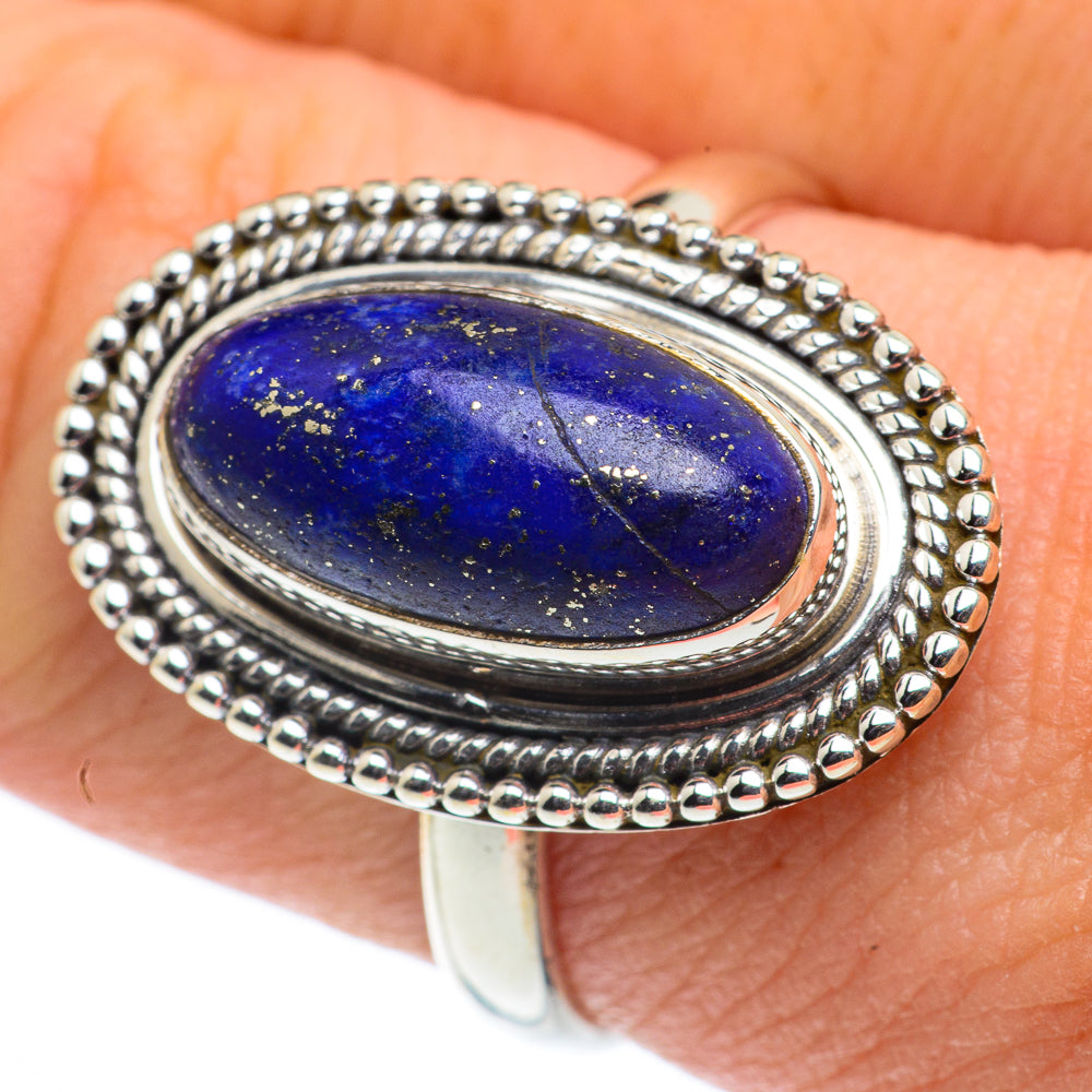 Lapis Lazuli Rings handcrafted by Anasilvercos - RING62389