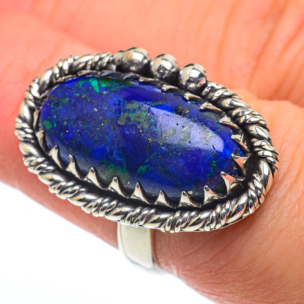 Azurite Rings handcrafted by Anasilvercos - RING62423