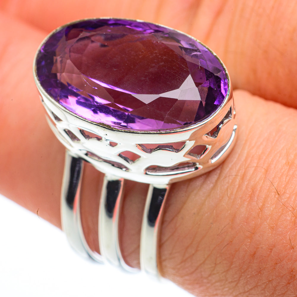 Amethyst Rings handcrafted by Anasilvercos - RING62439