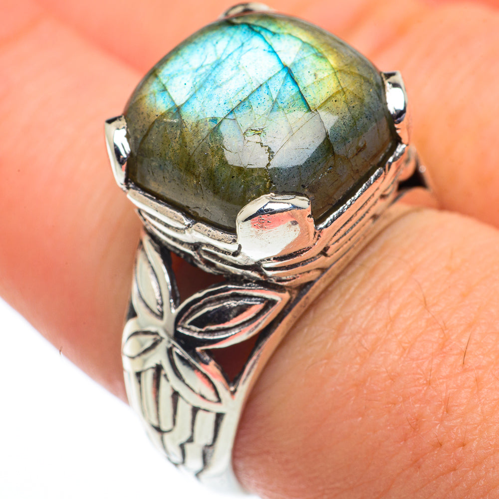 Labradorite Rings handcrafted by Anasilvercos - RING62447