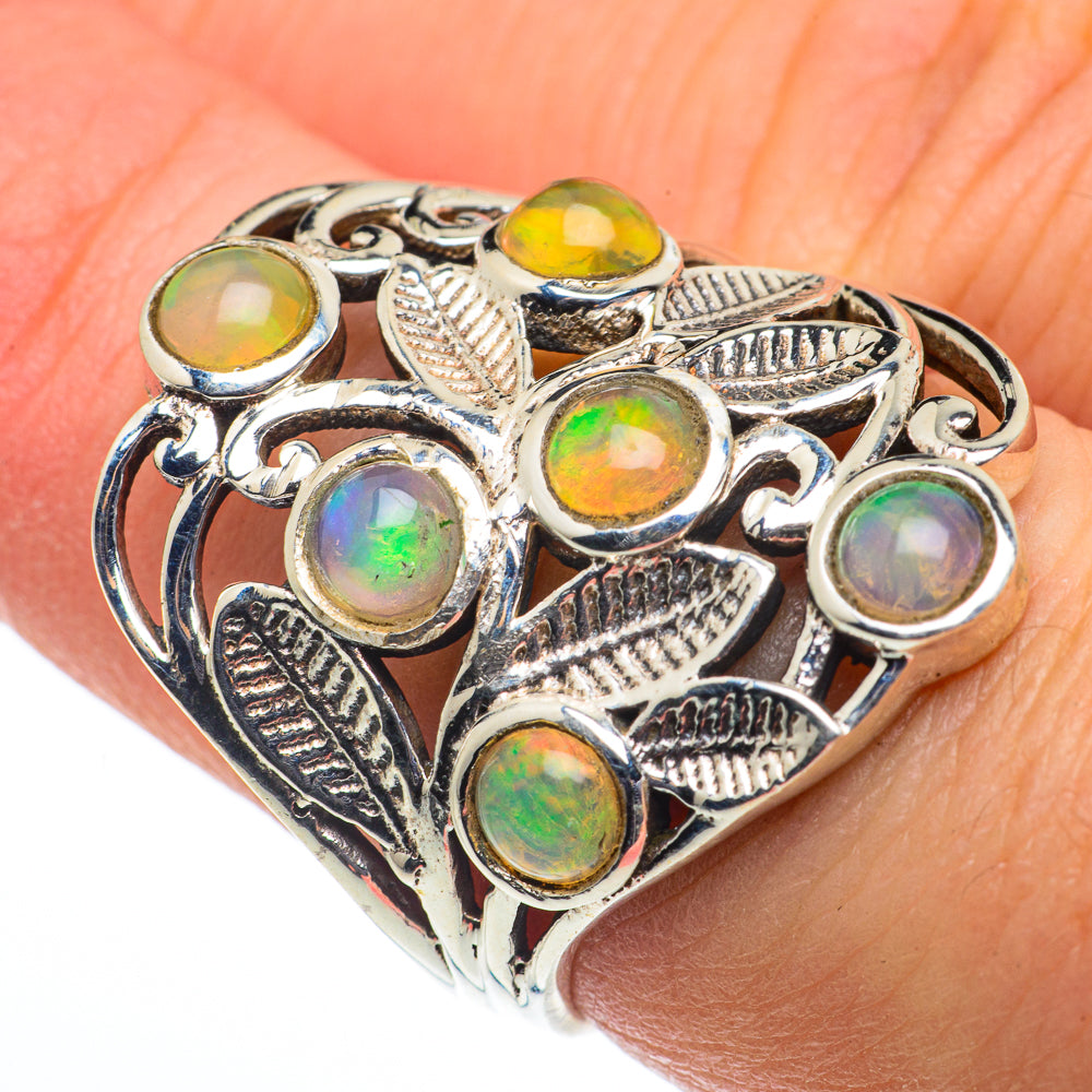 Ethiopian Opal Rings handcrafted by Anasilvercos - RING62450