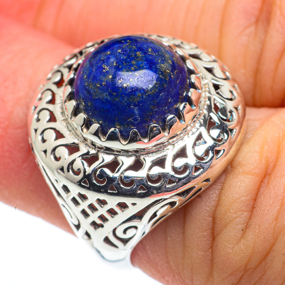 Lapis Lazuli Rings handcrafted by Anasilvercos - RING62451