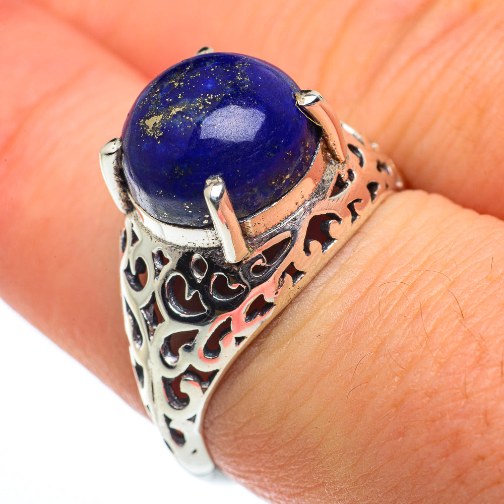 Lapis Lazuli Rings handcrafted by Anasilvercos - RING62454