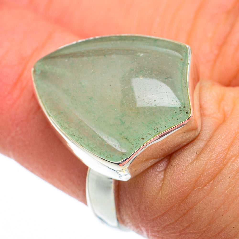Prehnite Rings handcrafted by Anasilvercos - RING62458