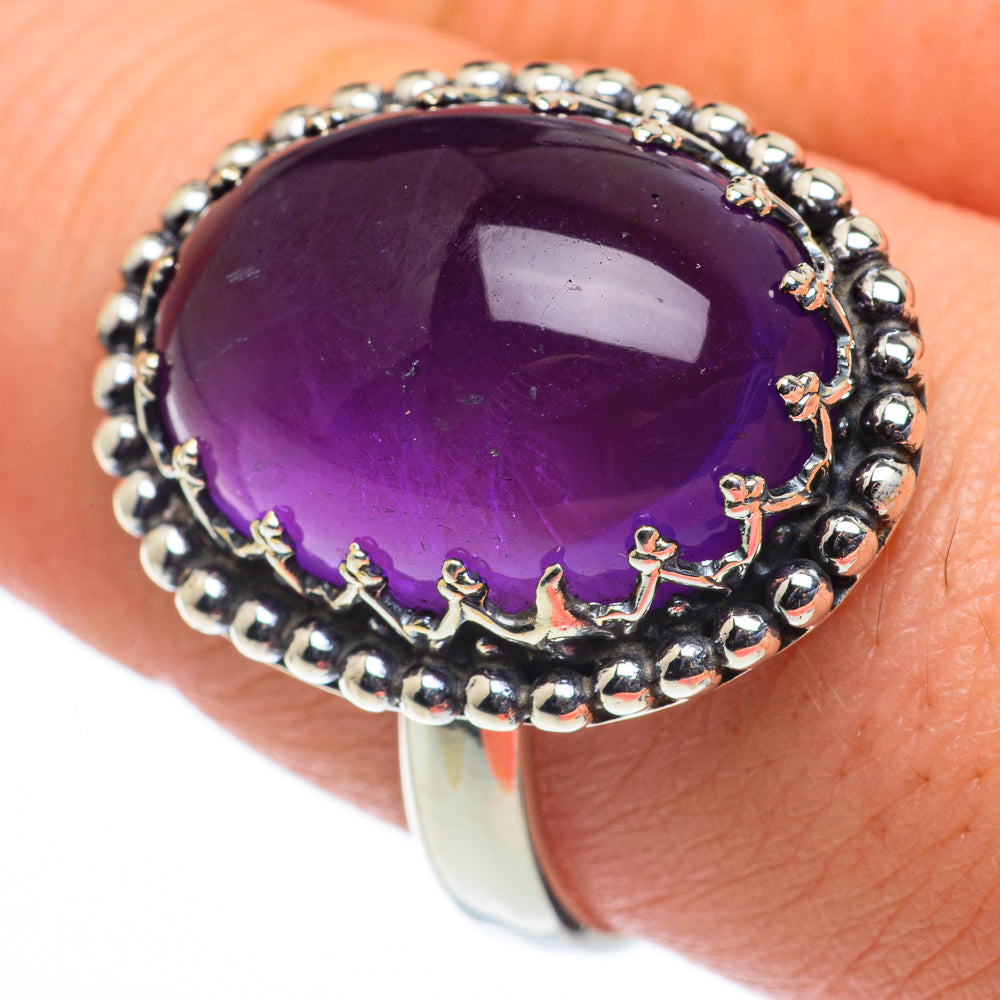 Amethyst Rings handcrafted by Anasilvercos - RING62470