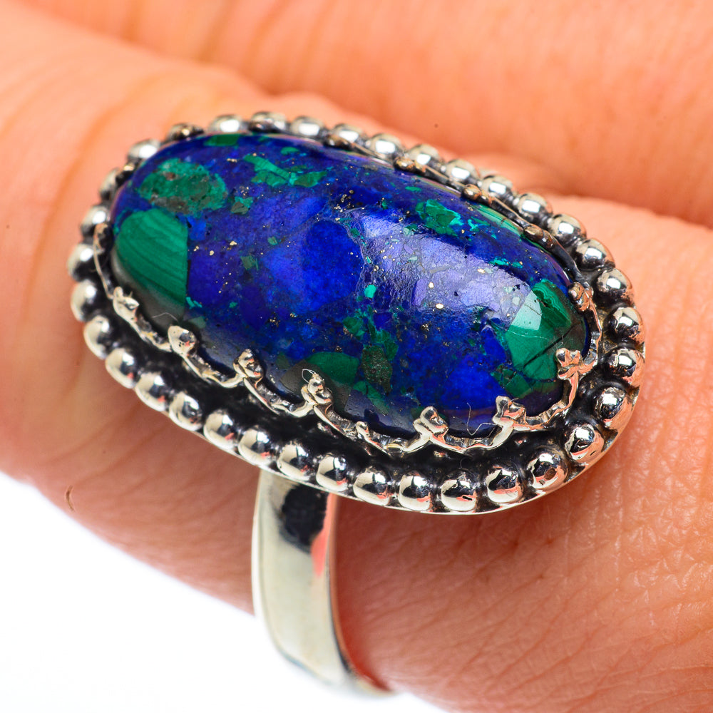 Azurite Rings handcrafted by Anasilvercos - RING62478
