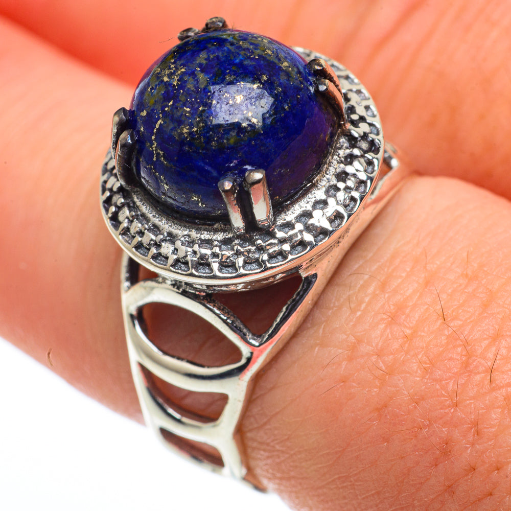 Lapis Lazuli Rings handcrafted by Anasilvercos - RING62483