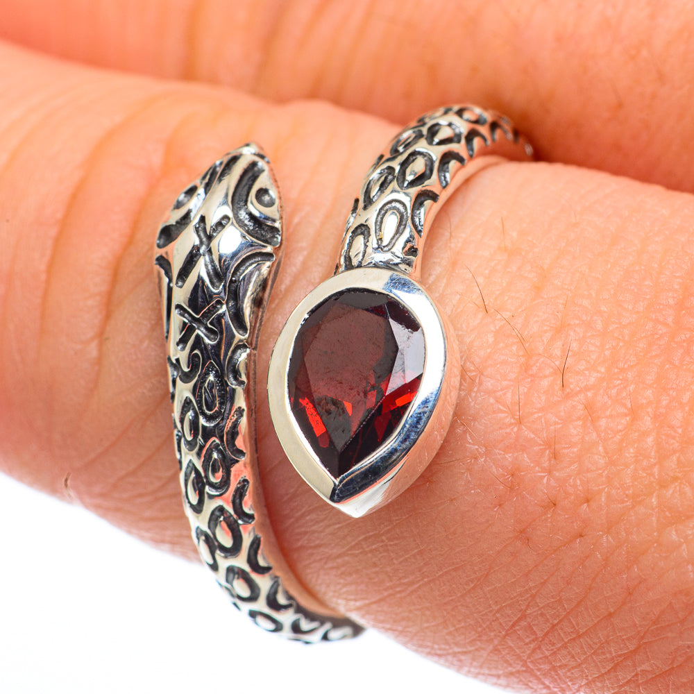 Garnet Rings handcrafted by Anasilvercos - RING62500