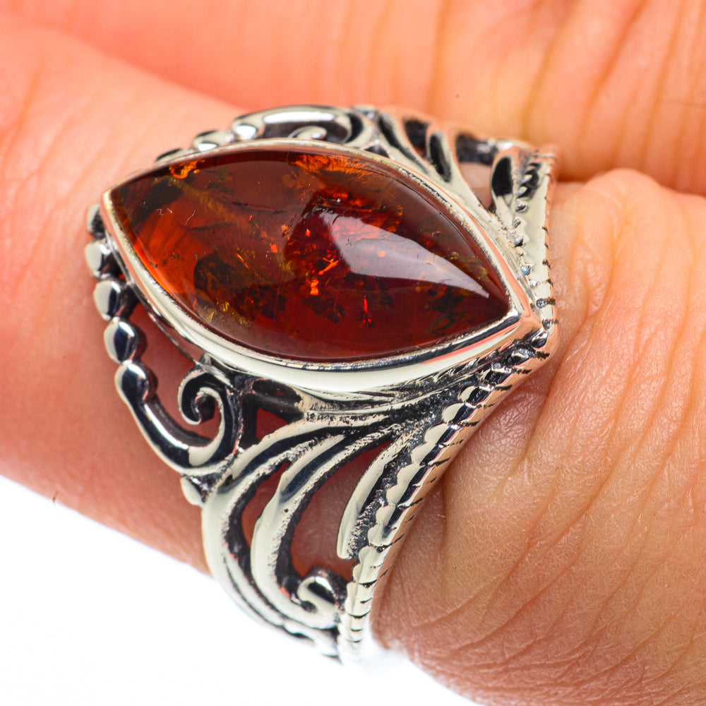 Baltic Amber Rings handcrafted by Anasilvercos - RING62527