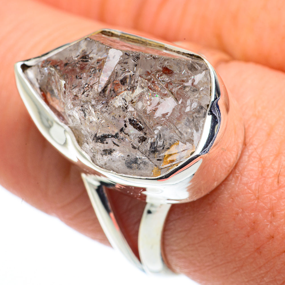Herkimer Diamond Rings handcrafted by Anasilvercos - RING62534