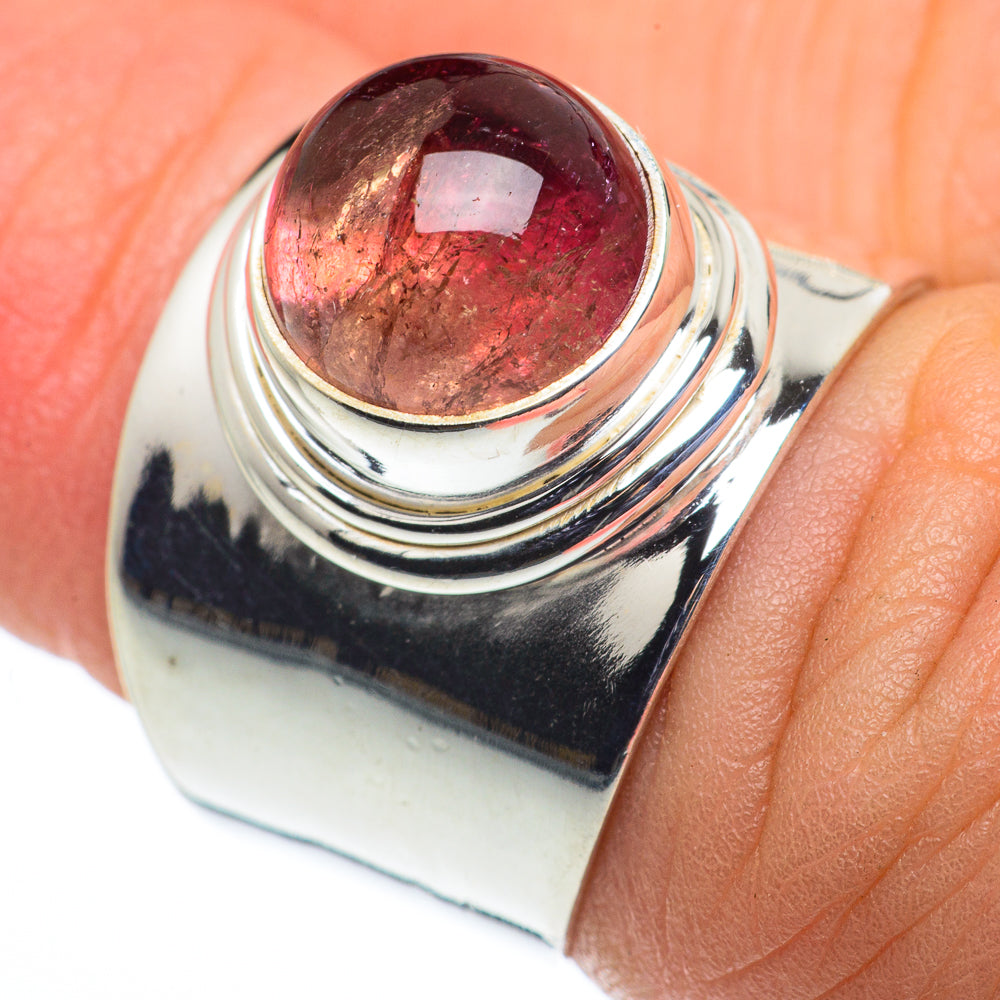 Pink Tourmaline Rings handcrafted by Anasilvercos - RING62552