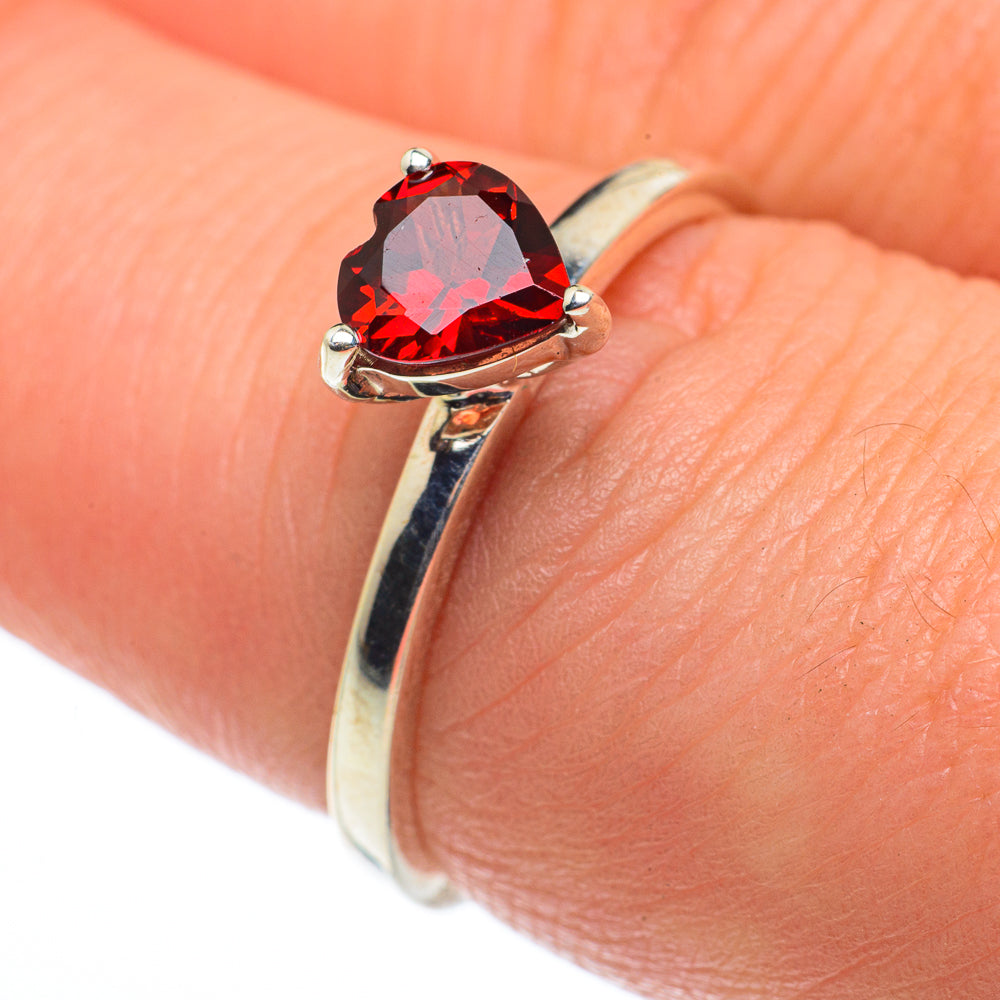 Garnet Rings handcrafted by Anasilvercos - RING62553