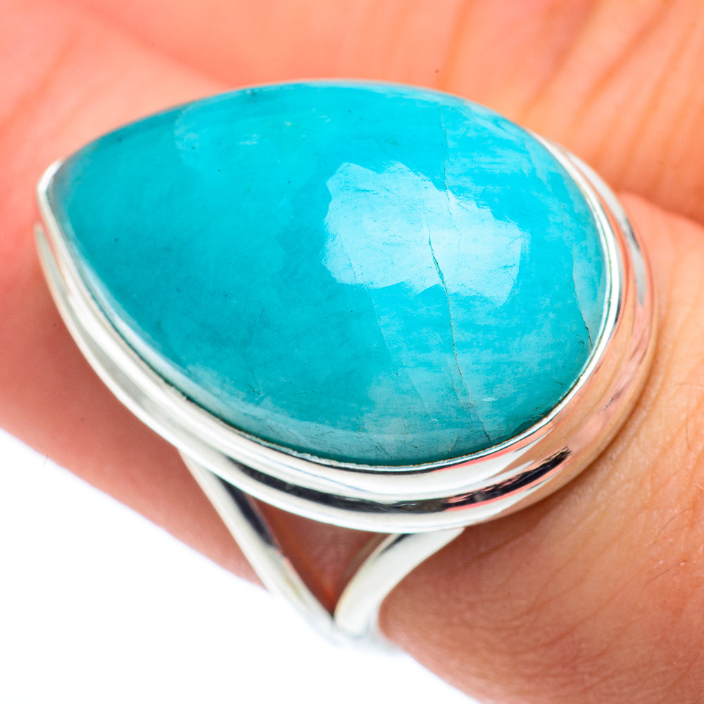 Larimar Rings handcrafted by Anasilvercos - RING62566