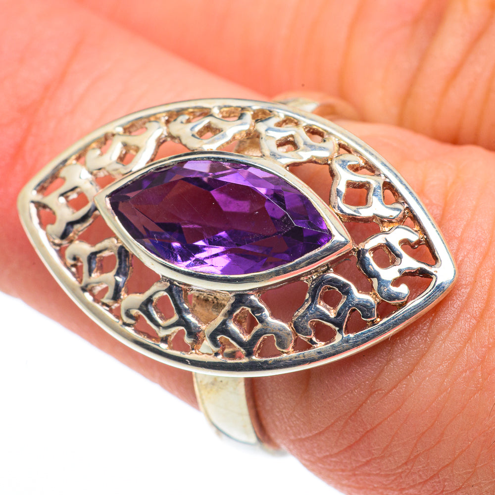 Amethyst Rings handcrafted by Anasilvercos - RING62586