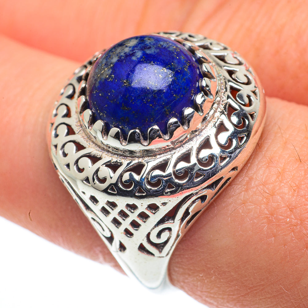 Lapis Lazuli Rings handcrafted by Anasilvercos - RING62595