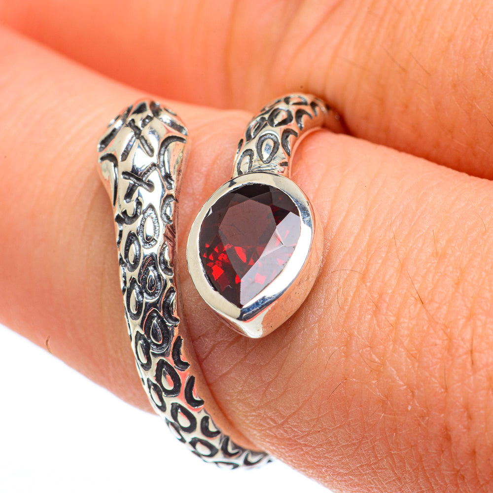 Garnet Rings handcrafted by Anasilvercos - RING62609