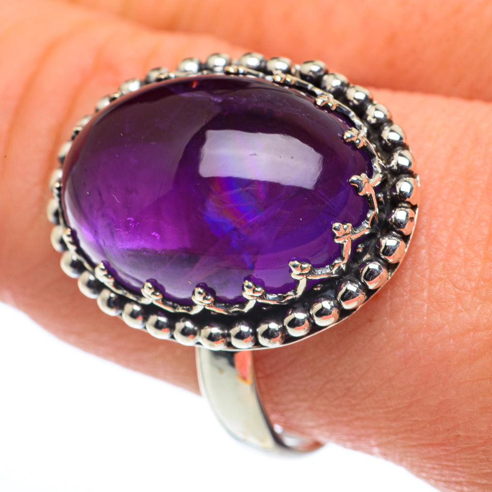 Amethyst Rings handcrafted by Anasilvercos - RING62638