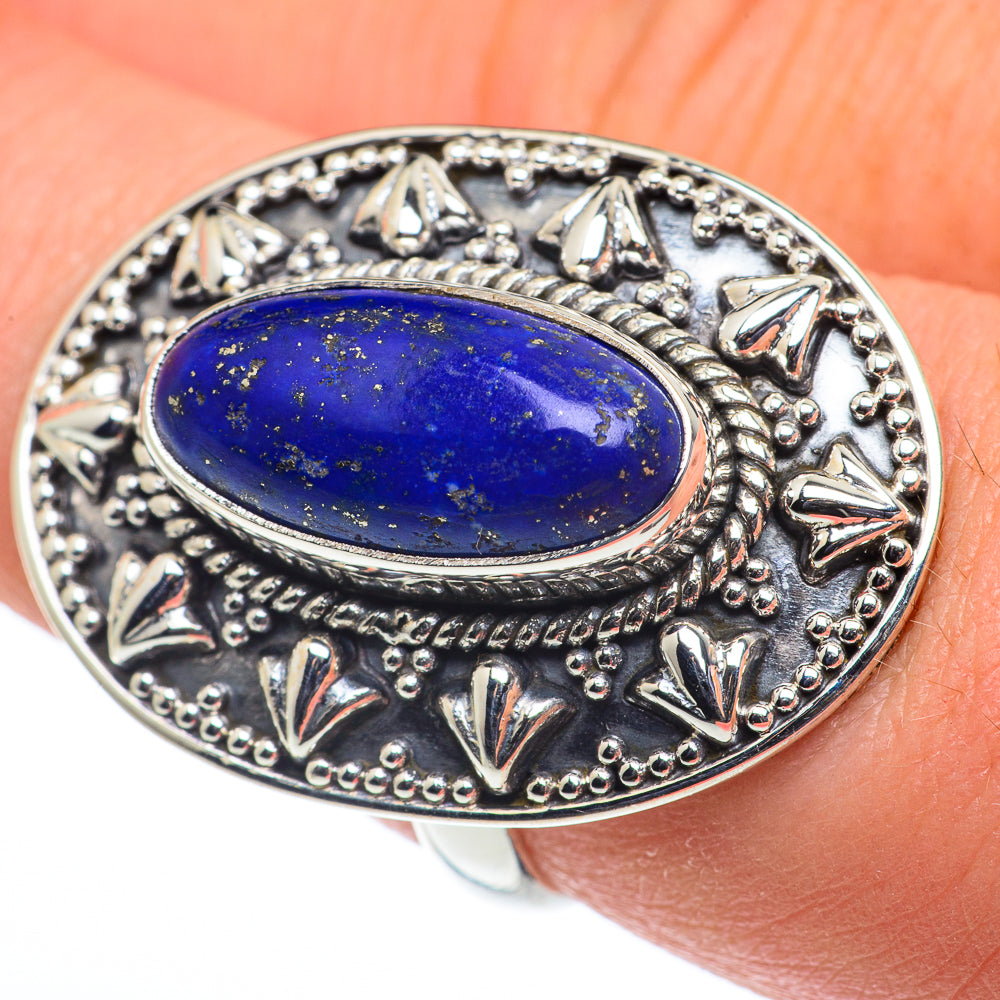 Lapis Lazuli Rings handcrafted by Anasilvercos - RING62651