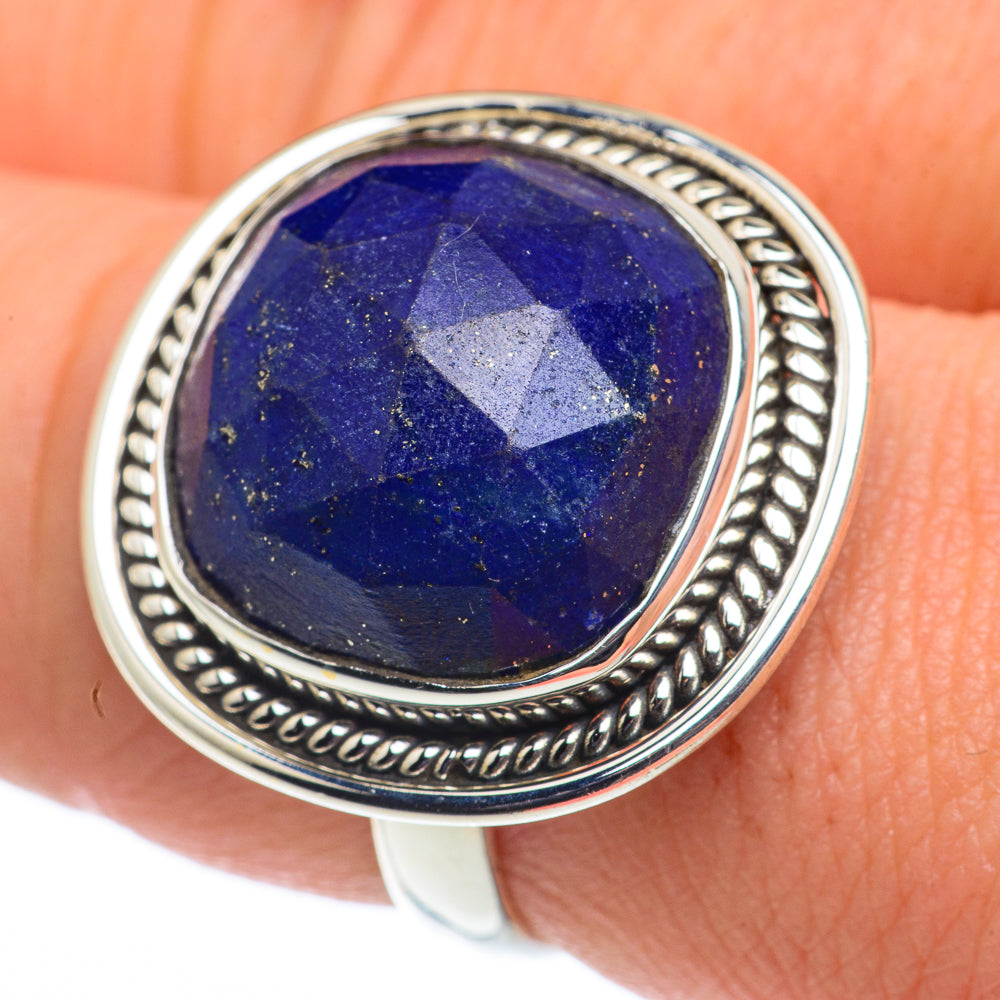 Lapis Lazuli Rings handcrafted by Anasilvercos - RING62652