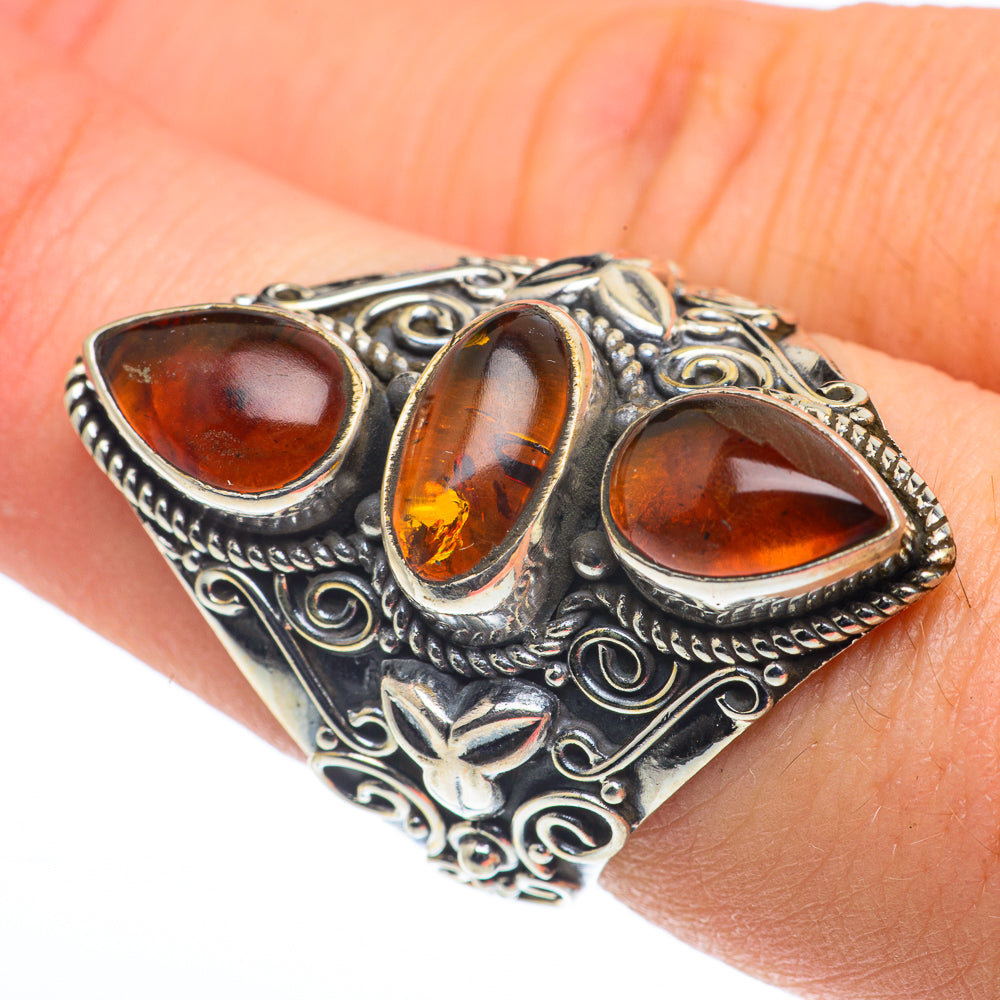 Baltic Amber Rings handcrafted by Anasilvercos - RING62688