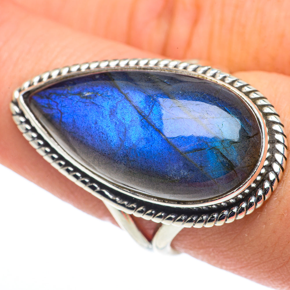 Labradorite Rings handcrafted by Anasilvercos - RING62702