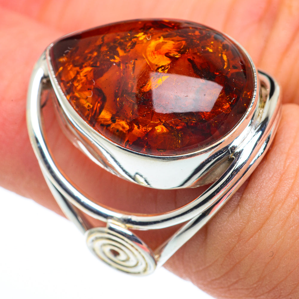 Baltic Amber Rings handcrafted by Anasilvercos - RING62707