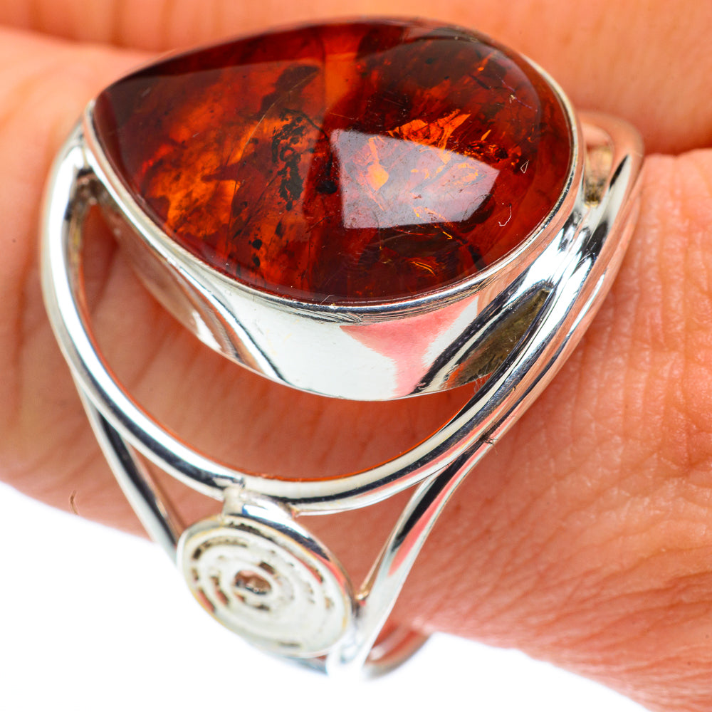 Baltic Amber Rings handcrafted by Anasilvercos - RING62741
