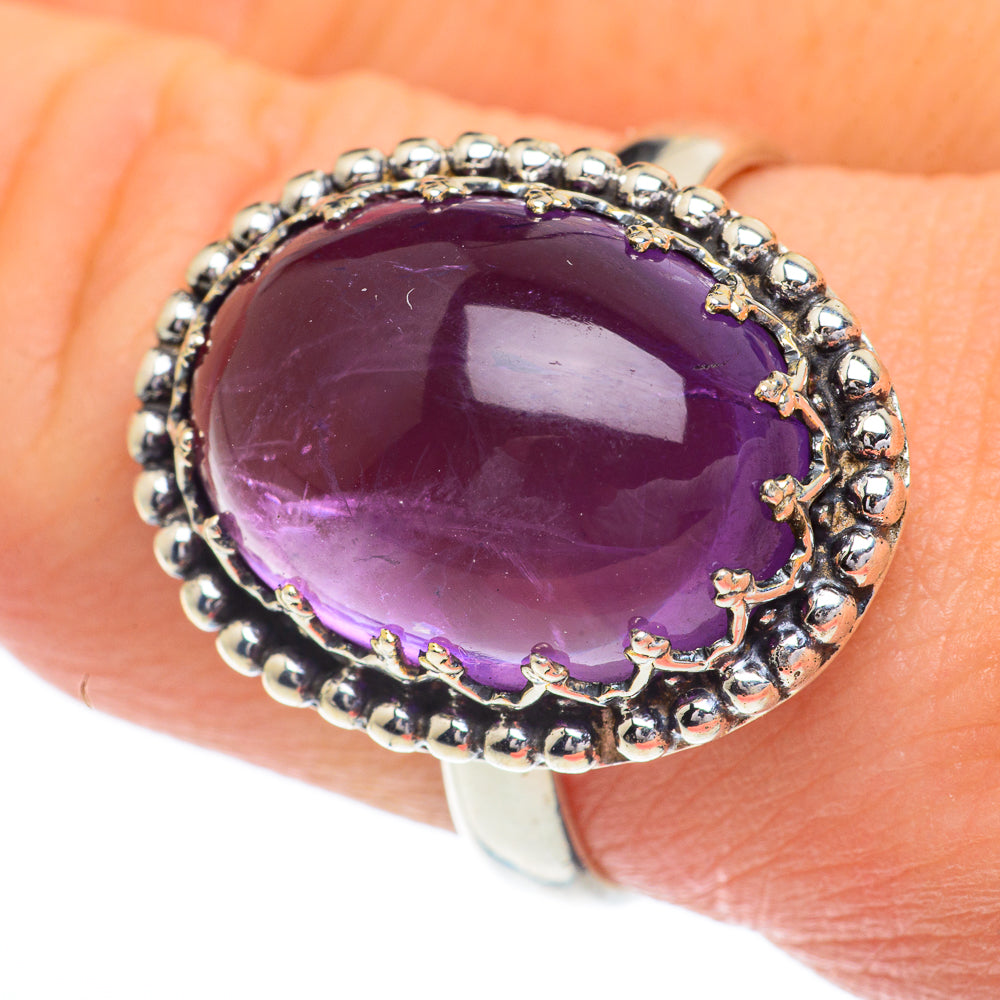 Amethyst Rings handcrafted by Anasilvercos - RING62771