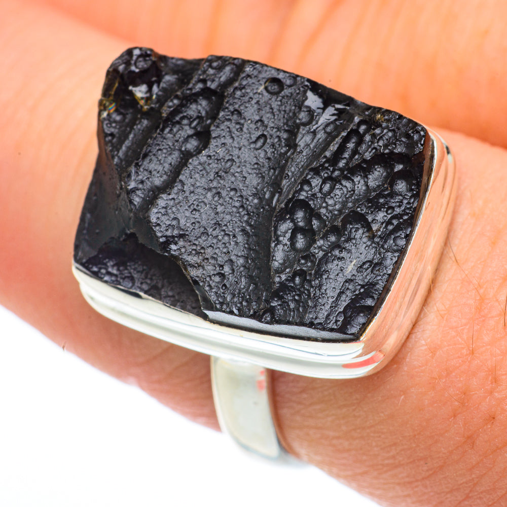 Tektite Rings handcrafted by Anasilvercos - RING62776