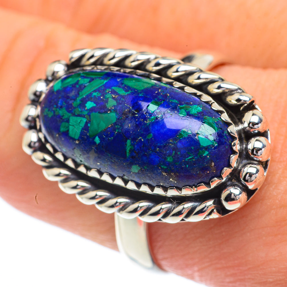 Chrysocolla Rings handcrafted by Anasilvercos - RING62779
