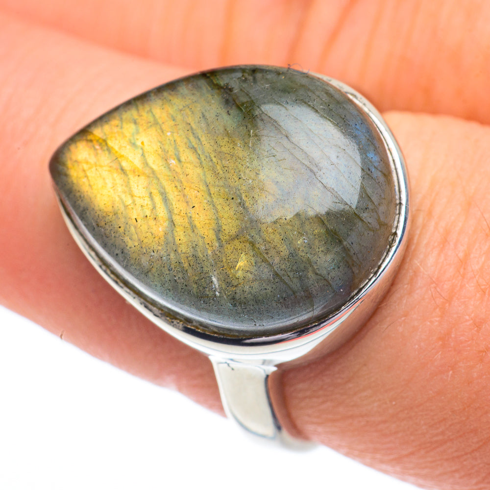 Labradorite Rings handcrafted by Anasilvercos - RING62796