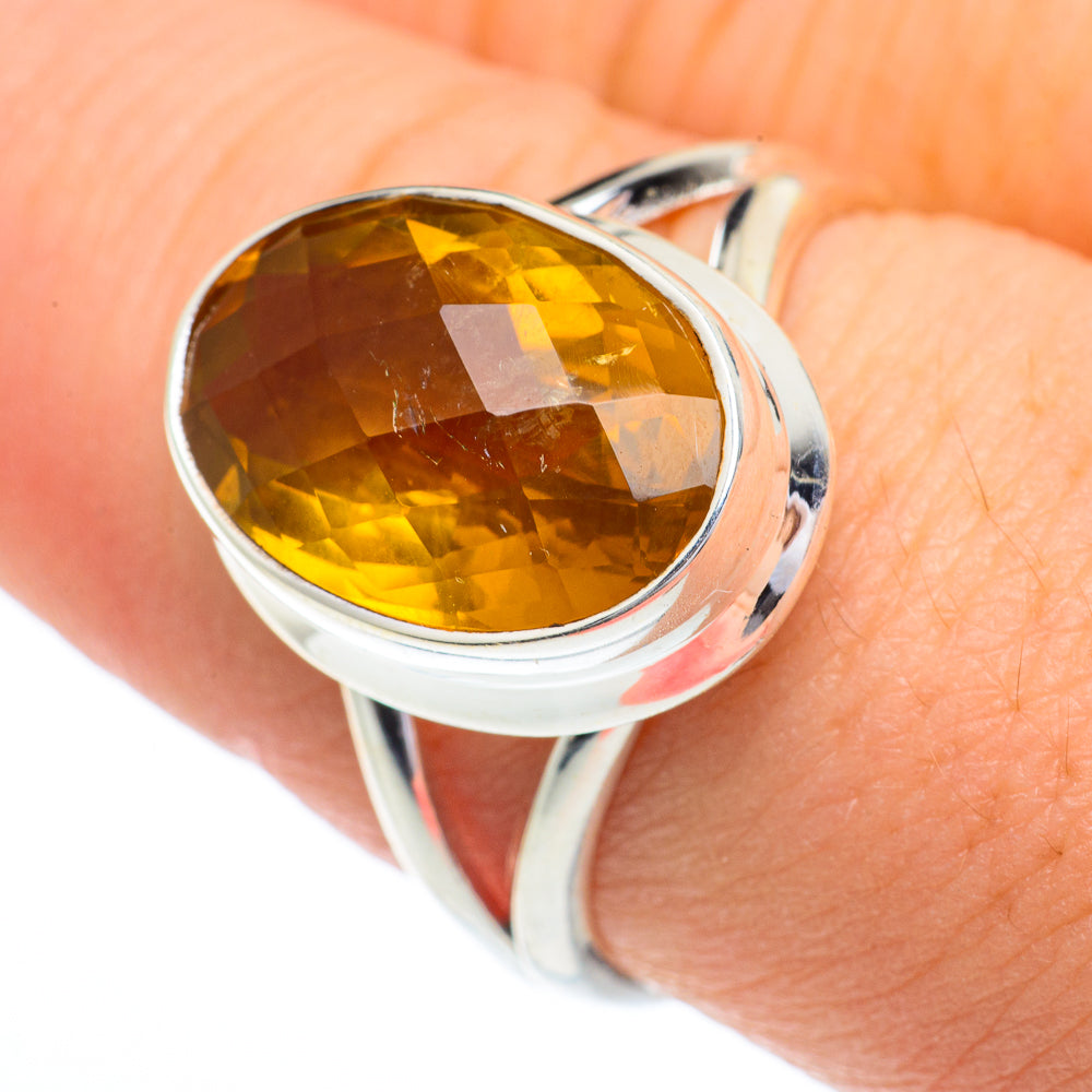 Citrine Rings handcrafted by Anasilvercos - RING62799
