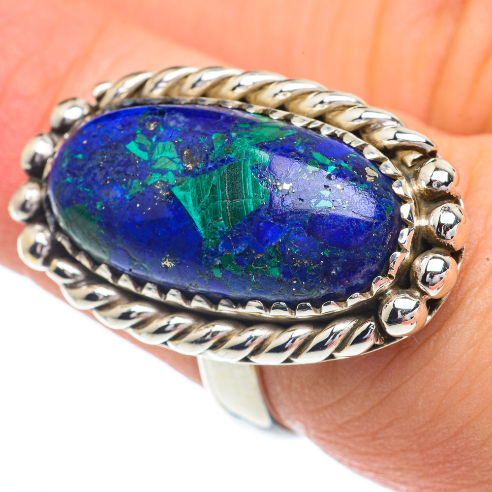 Azurite Rings handcrafted by Anasilvercos - RING62814