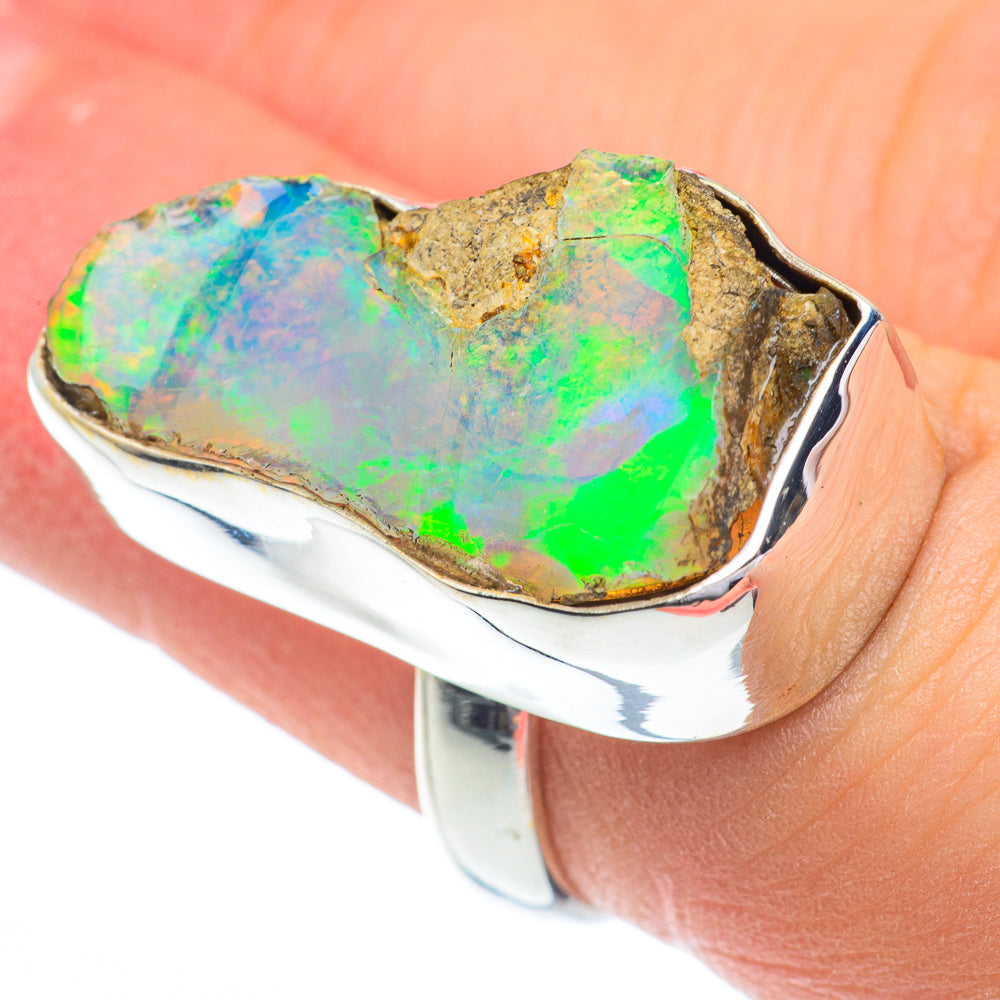Ethiopian Opal Rings handcrafted by Anasilvercos - RING62815