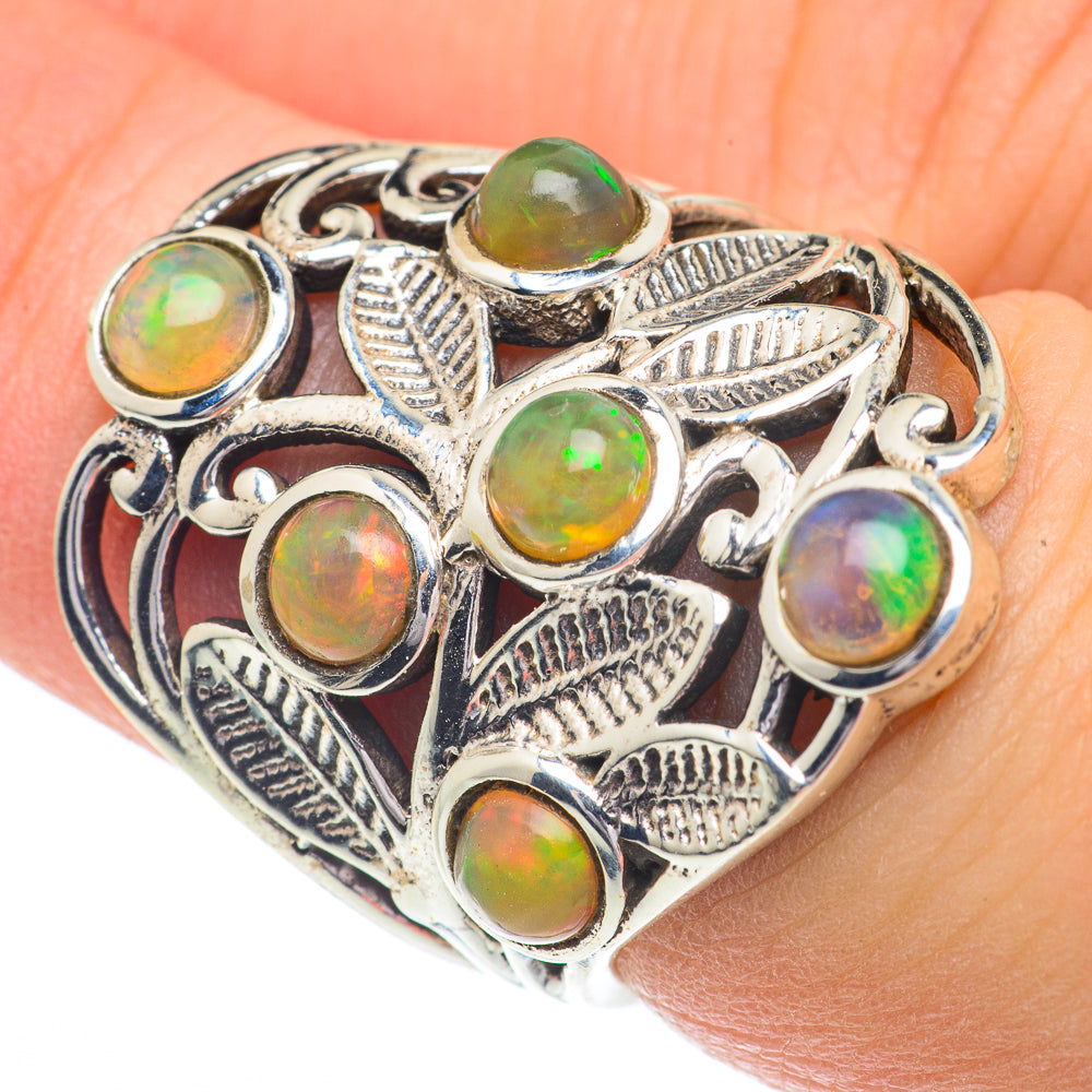 Ethiopian Opal Rings handcrafted by Anasilvercos - RING62816