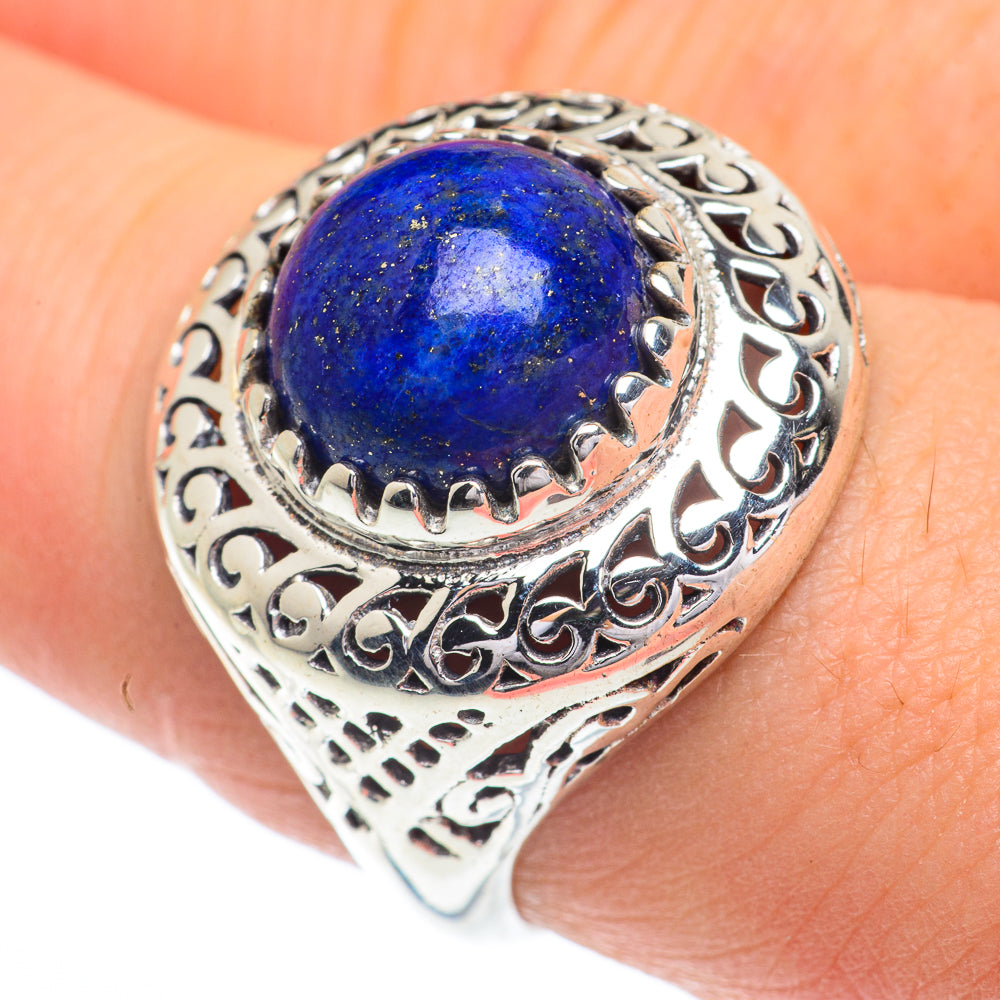 Lapis Lazuli Rings handcrafted by Anasilvercos - RING62822
